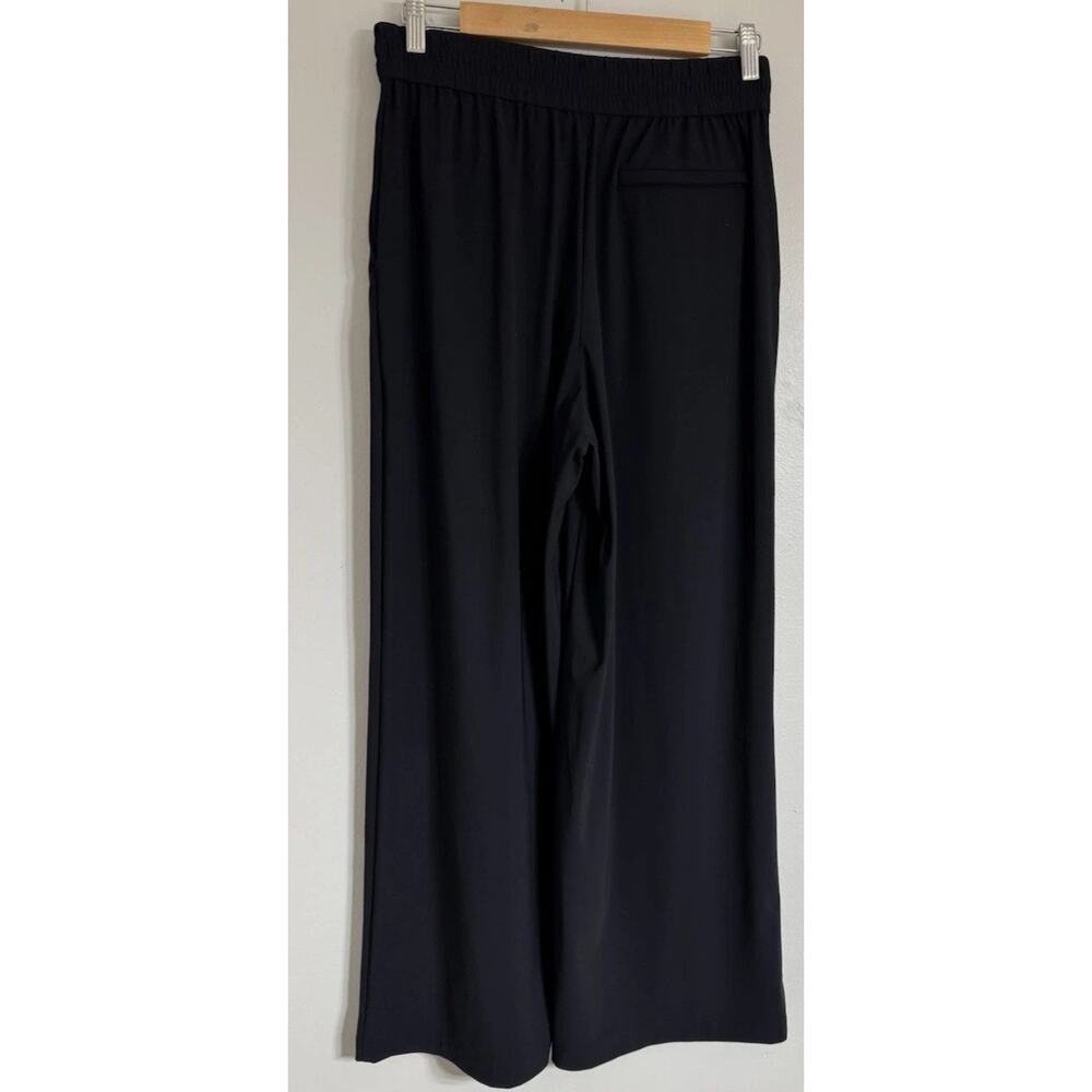 Athleta Pinnacle High Rise Trouser Pants Wide Leg Women’s Size 6 Black Pockets - Picture 9 of 12